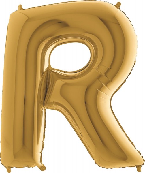 Grabo Folienballon Buchstabe R Gold 100cm/40"