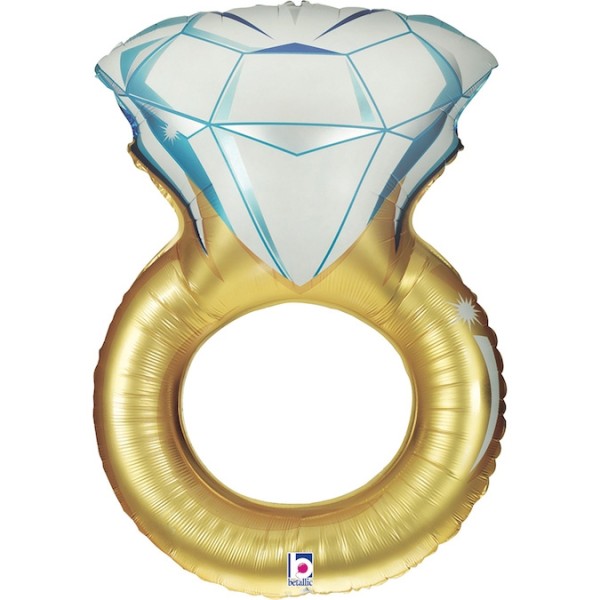 Betallic Folienballon Wedding Ring 95cm/37"