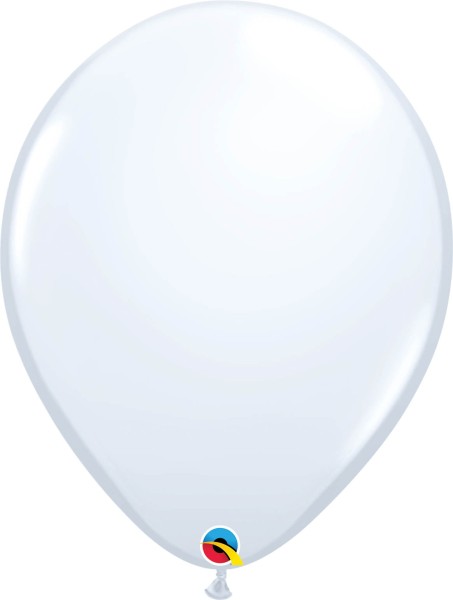 Qualatex Latexballon Standard White 40cm/16" 50 Stück