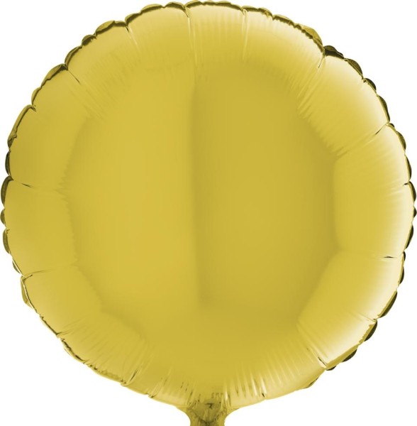 Grabo Folienballon Rund Pastel Yellow 45cm/18"