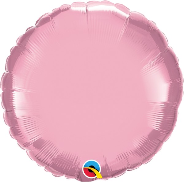 Qualatex Folienballon Rund Pearl Pink 45cm/18"