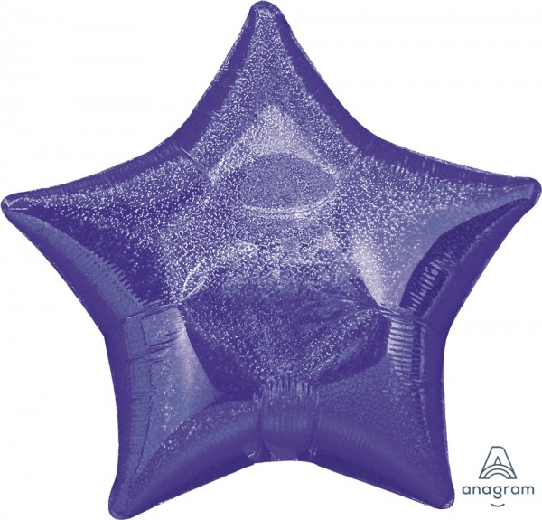 Anagram Folienballon Stern Purple (Purple Dazzler) 20"