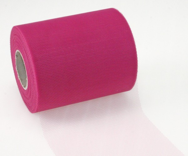 Pattberg Verona Tüllband 112mm x 50m Magenta