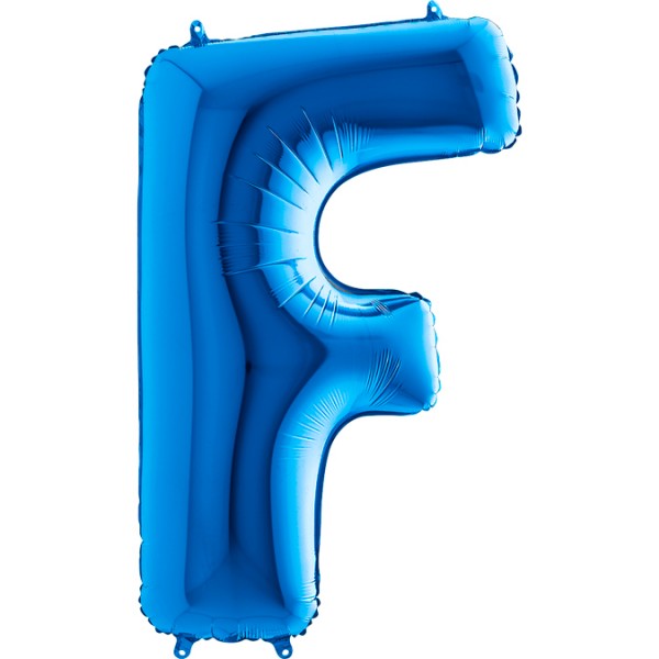 Grabo Folienballon Buchstabe F Blue 100cm/40"