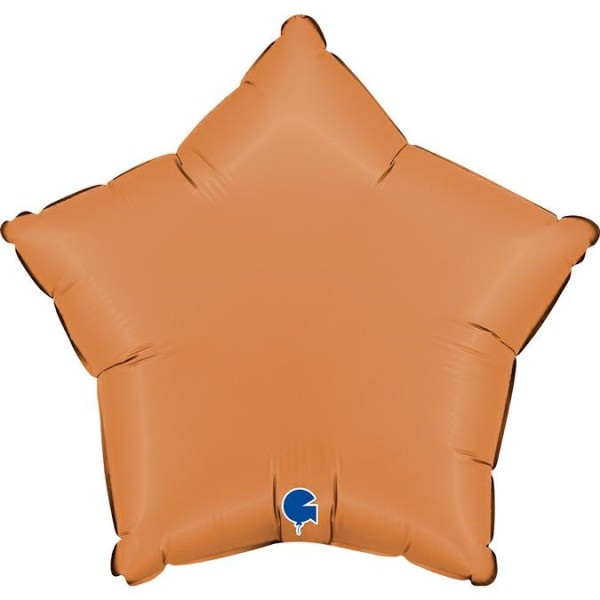 Grabo Folienballon Star Satin Caramel 45cm/18"