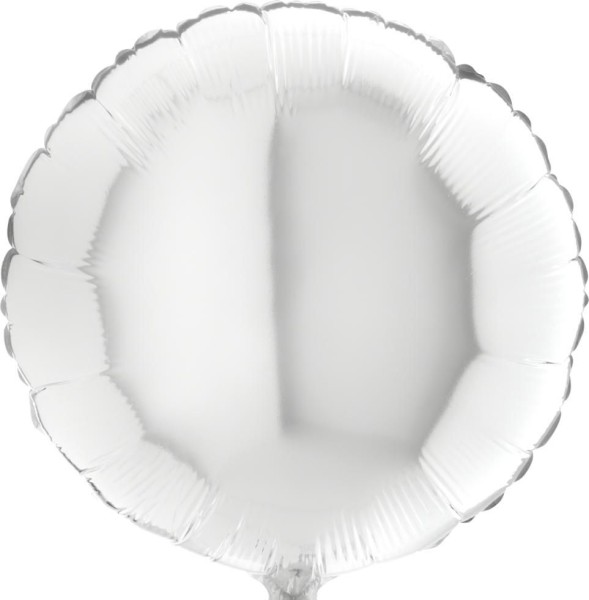 Grabo Folienballon Rund White 45cm/18"