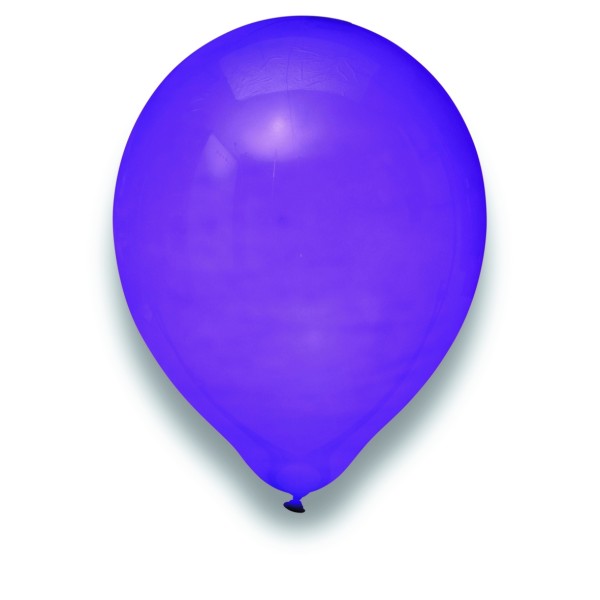 Globos Luftballons Kristall Lila Naturlatex 30cm/12" 100er Packung