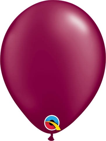 Qualatex Latexballon Radiant Pearl Burgundy 13cm/5" 100 Stück