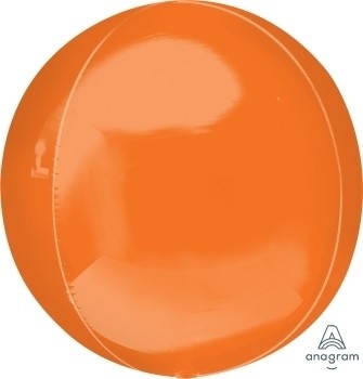 Anagram Folienballon Orbz 40cm Durchmesser Orange