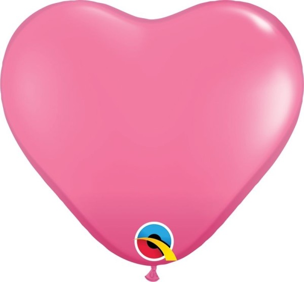 Qualatex Latexballon Fashion Rose Heart 15cm/6" 100 Stück