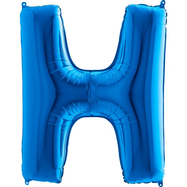 Grabo Folienballon Buchstabe H Blue 100cm/40"