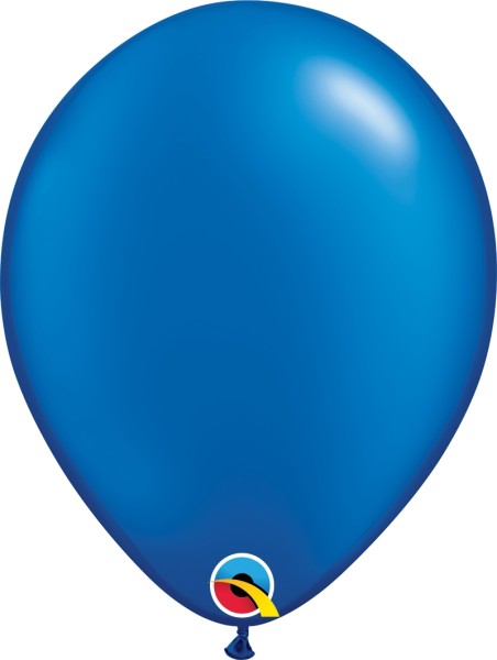 Qualatex Latexballon Pearl Sapphire Blue 28cm/11" 25 Stück
