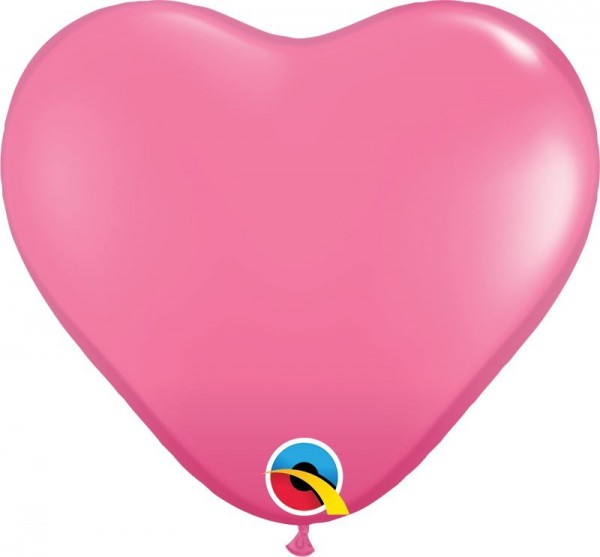 Qualatex Latexballon Fashion Rose Heart 28cm/11" 100 Stück