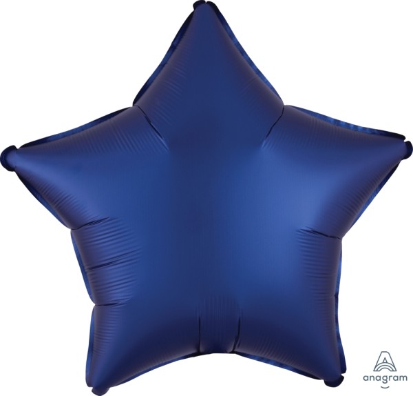 Anagram Folienballon Stern Satin Luxe Navy 50cm/20"