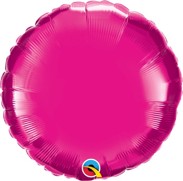 Qualatex Folienballon Rund Magenta 45cm/18"