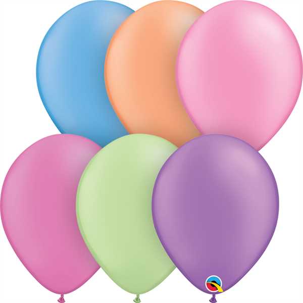 Qualatex Latexballon Neon Assortment 28cm/11" 100 Stück