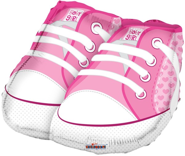 Kaleidoscope Folienballon Baby Shoes Pink Shape 45cm/18"