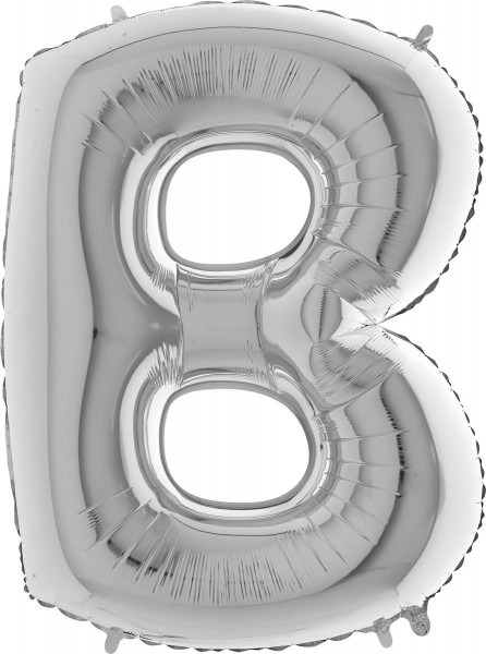 Folienballon Buchstabe Silber 100cm