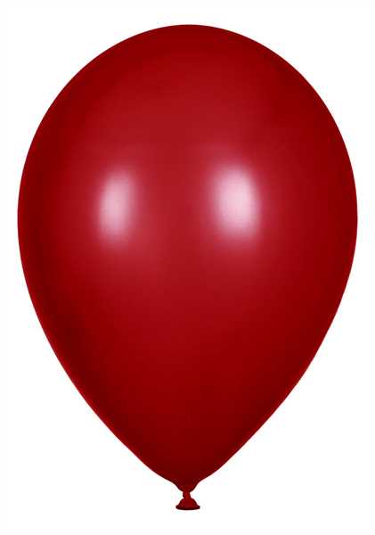 Metallic Luftballons, Kirschrot, 30cm Ø, 100 Stück