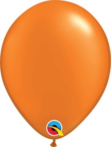 Qualatex Latexballon Radiant Pearl Mandarine Orange 13cm/5" 100 Stück