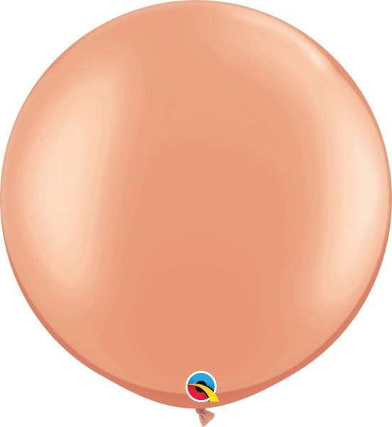 Qualatex Latexballon Metallic Rose Gold 75cm/30" 2 Stück