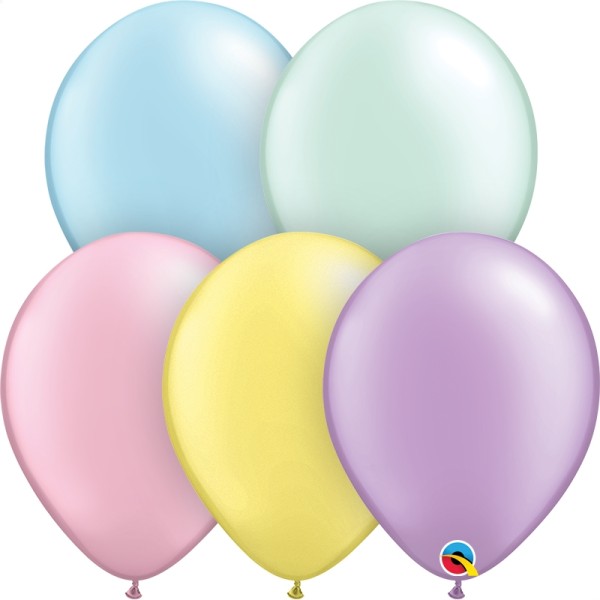 Qualatex Latexballon Pastel Pearl Sortiment 28cm/11" 25 Stück