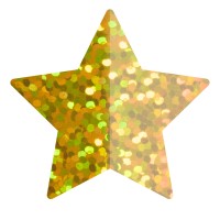 Goodtimes Folienkonfetti 1,7cm Stern 100g Holo Gold  Goodtimes Folienkonfetti 1,7cm Stern 100g Holo Gold