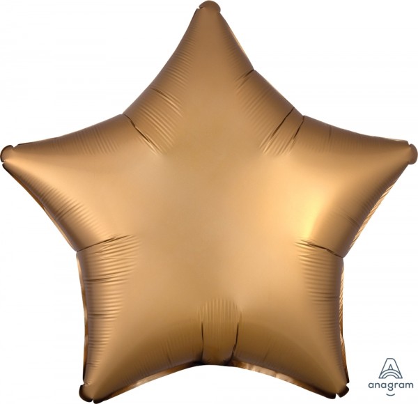 Anagram Folienballon Stern Satin Gold 50cm/20"