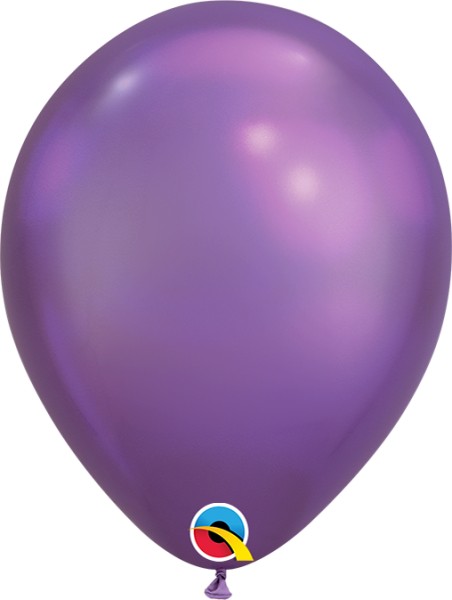 Qualatex Latexballon Chrome Purple 18cm/7" 100 Stück
