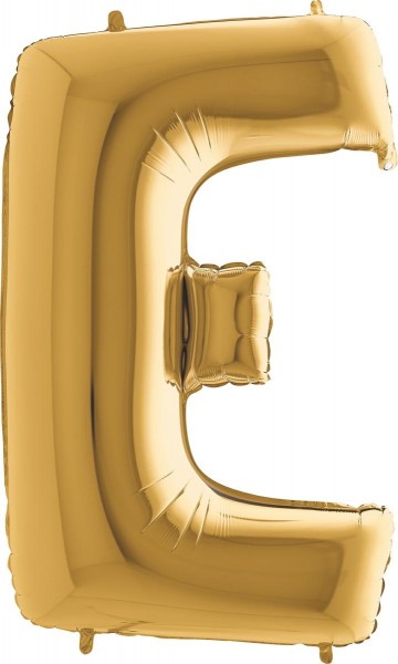 Grabo Folienballon Buchstabe E Gold 100cm/40"