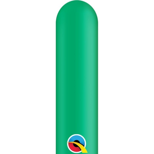 Qualatex Latexballon Entertainer Standard Green 260Q 100 Stück