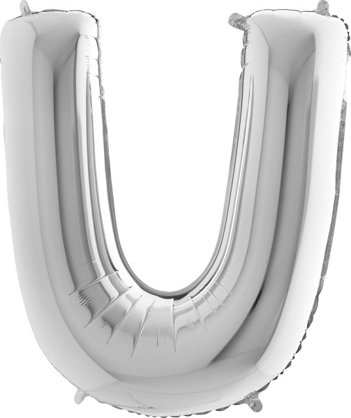 Folienballon Buchstabe Silber 100cm