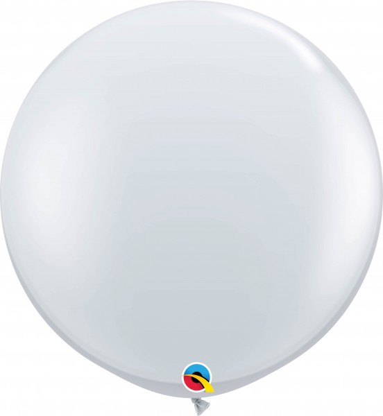Qualatex Latexballon Jewel Diamond Clear 90cm/3' 2 Stück