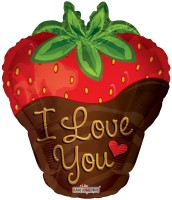 Kaleidoscope Folienballon Ily Strawberry 45cm/18"  Kaleidoscope Folienballon Ily Strawberry 45cm/18"