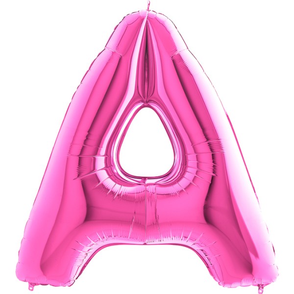 Grabo Folienballon Buchstabe A Fuxia 100cm/40"