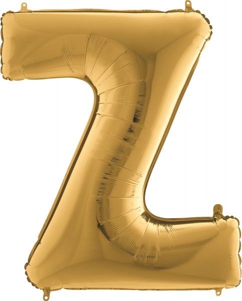 Grabo Folienballon Buchstabe Z Gold 100cm/40"