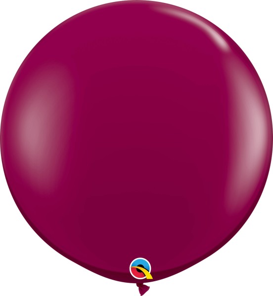 Qualatex Latexballon Jewel Sparkling Burgundy 90cm/3' 2 Stück