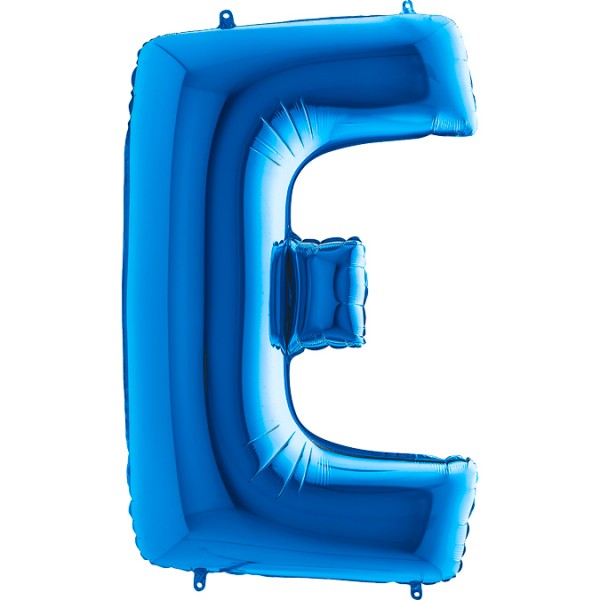 Grabo Folienballon Buchstabe E Blue 100cm/40"