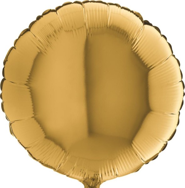 Grabo Folienballon Rund Gold 45cm/18"