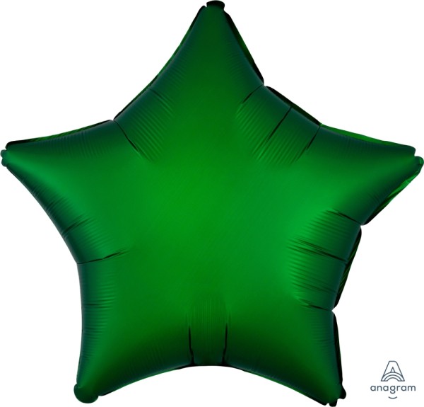 Anagram Folienballon Stern Satin Emerald 50cm/20"