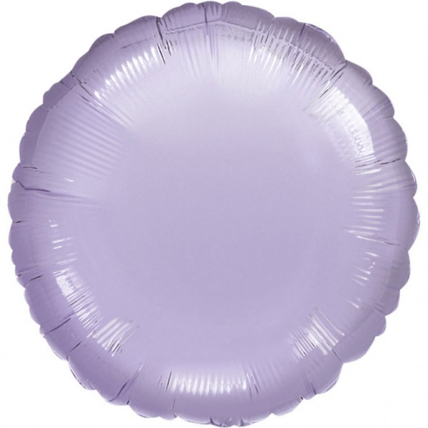 Anagram Folienballon Rund Metallic Pearl Pastel Lilac 45cm/18"