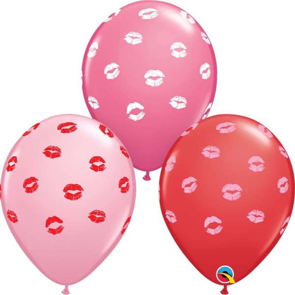 Qualatex Latexballon Kissey Lips 28cm/11" 25 Stück