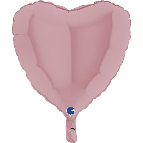 Grabo Folienballon Heart Matte Pink 45cm/18"