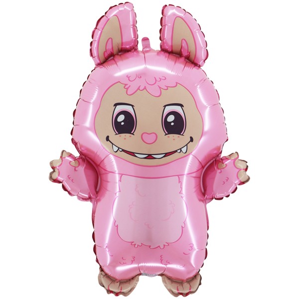 BWS Folienballon Bad Bunny Pink 65cm/27"