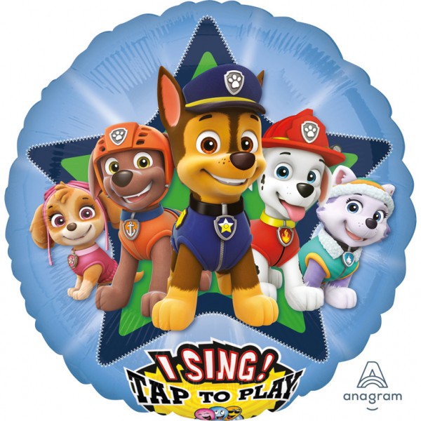 Anagram Folienballon Sing-A-Tune Paw Patrol 70cm/27"