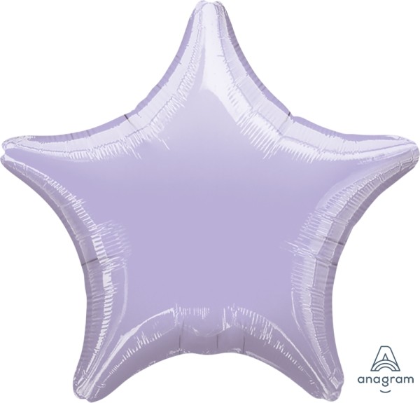 Anagram Folienballon Stern Metallic Pearl Pastel Lilac 50cm/20"