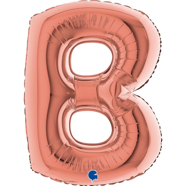 Grabo Folienballon Buchstabe B Rose Gold 100cm/40"