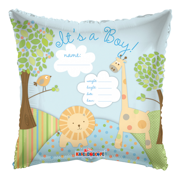 Kaleidoscope Folienballon "It's a Boy - Dschungel" 45cm/18"