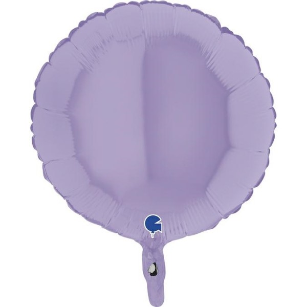 Grabo Folienballon Rund Matte Lilac 45cm/18"