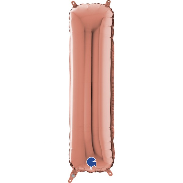 Grabo Folienballon Buchstabe I Rose Gold 100cm/40"